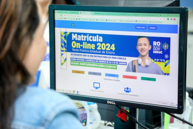 Matrícula on-line para estudantes ingressarem na Rede Estadual de Ensino encerra nesta sexta-feira